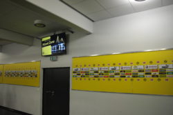 BVB information screen